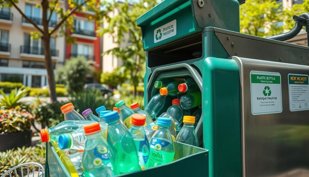 plastic bottle recycling machine near me