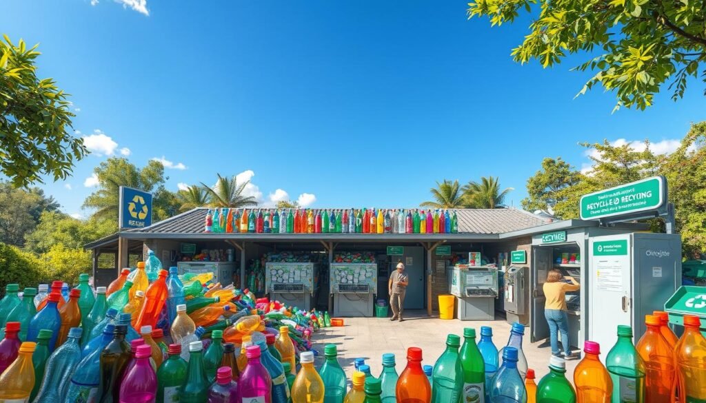 plastic bottle recycling machine near me