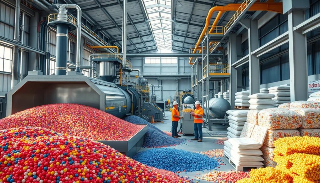 plastic pellet manufacturing